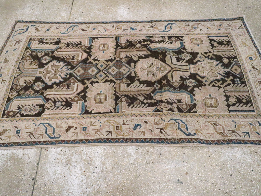 Vintage Persian Malayer Rug, No.28232 - Staging