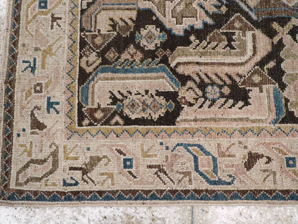 Vintage Persian Malayer Rug, No.28232 - Staging