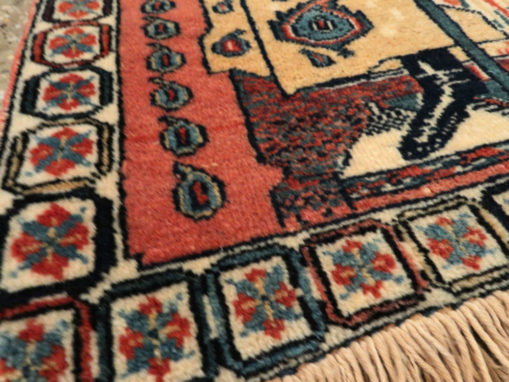 Persian Pictorial Shiraz Rug, No.28241 - Staging