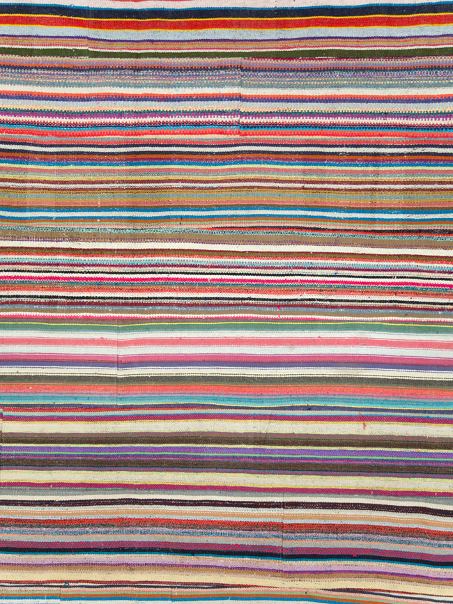 Vintage Turkish Flatweave, No.28251 - Staging