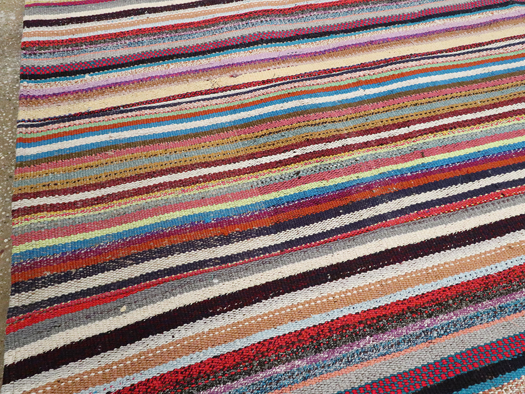 Vintage Turkish Flatweave, No.28251 - Staging