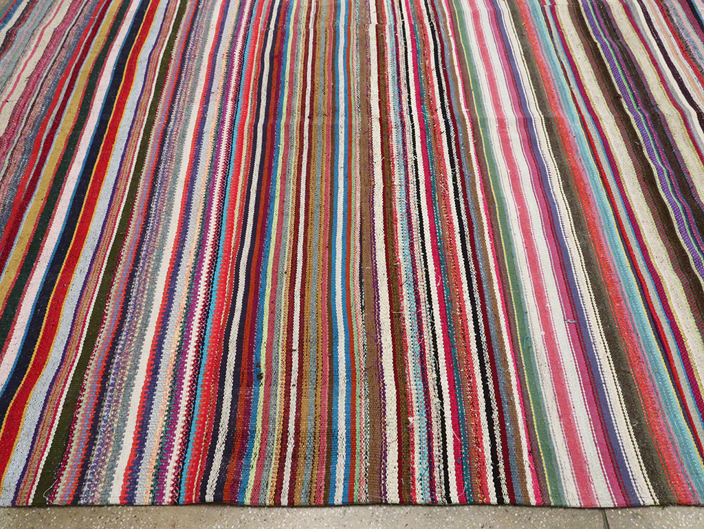 Vintage Turkish Flatweave, No.28251 - Staging