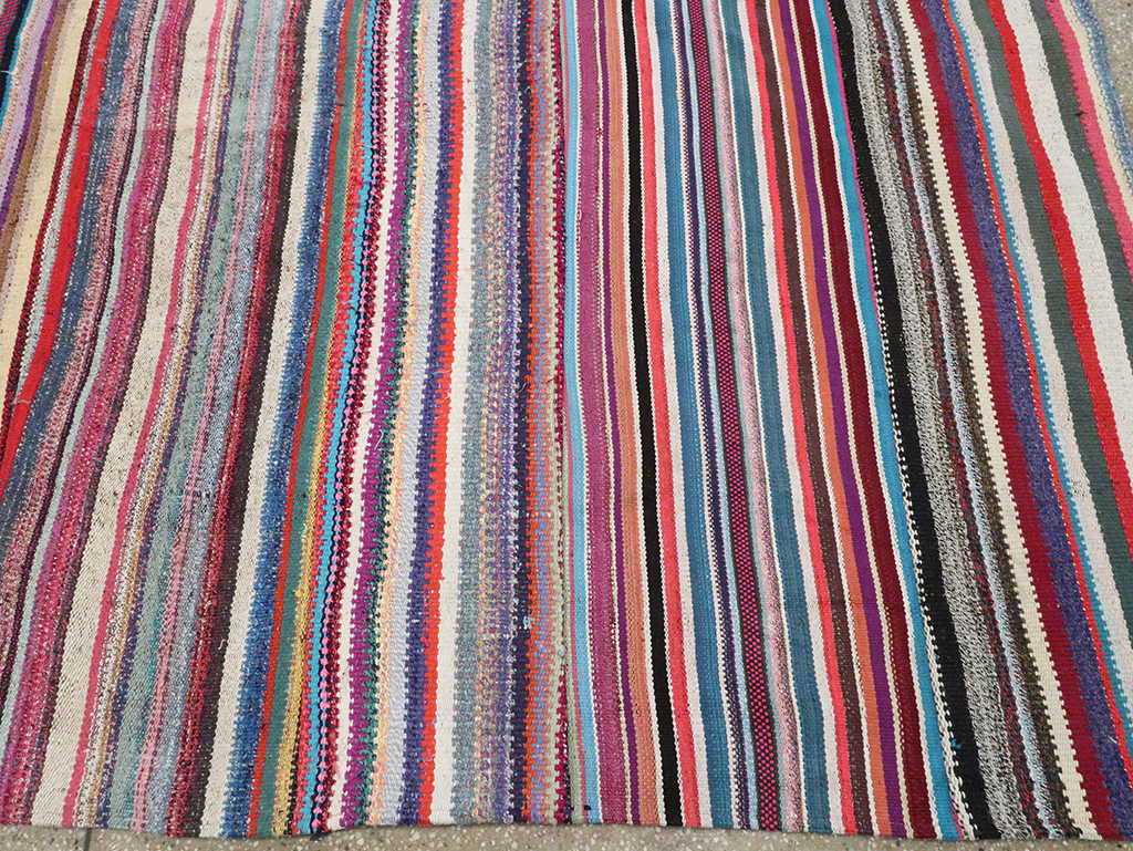 Vintage Turkish Flatweave, No.28251 - Staging