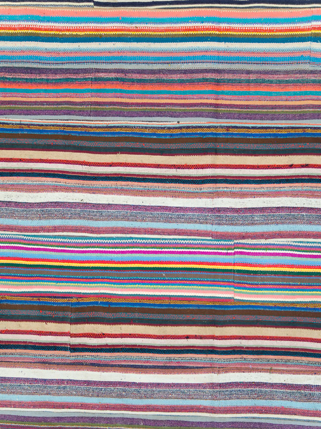 Vintage Turkish Flatweave, No.28252 - Staging