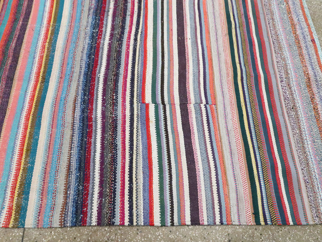 Vintage Turkish Flatweave, No.28252 - Staging