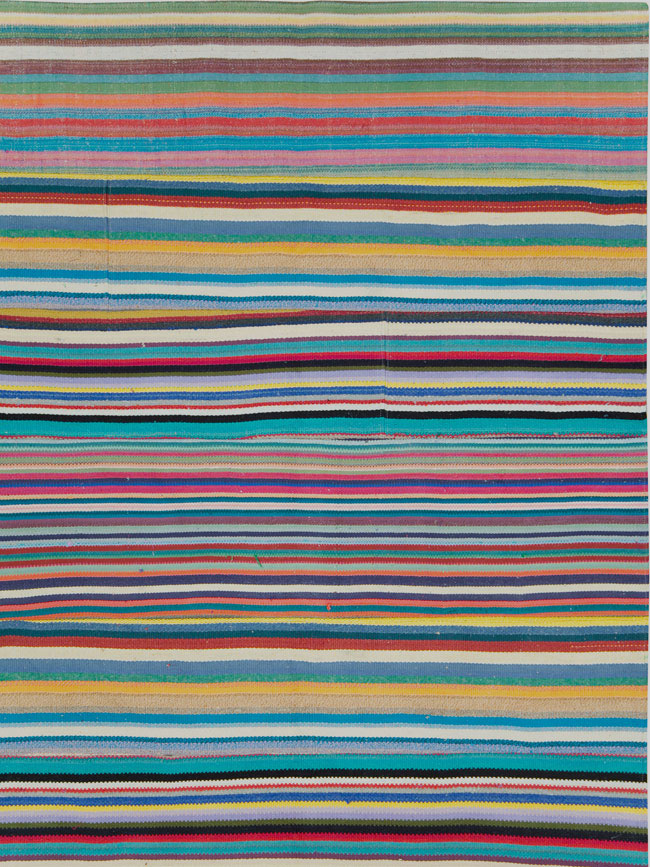 Modern Turkish Flatweave, No.28254 - Staging