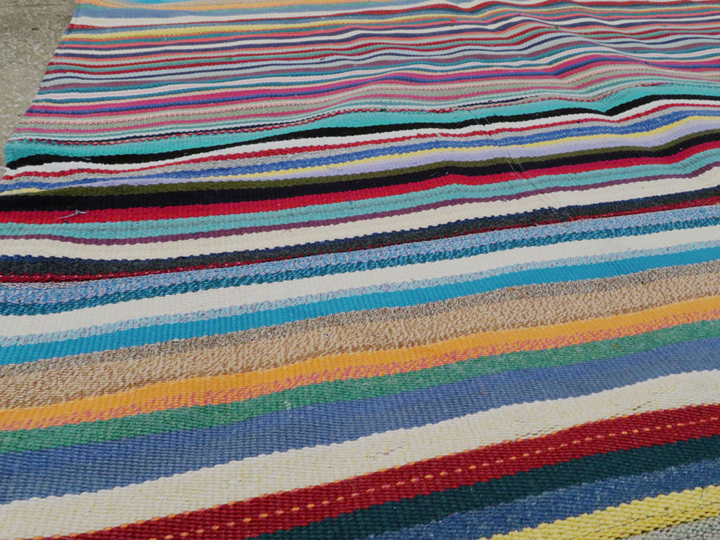 Modern Turkish Flatweave, No.28254 - Staging