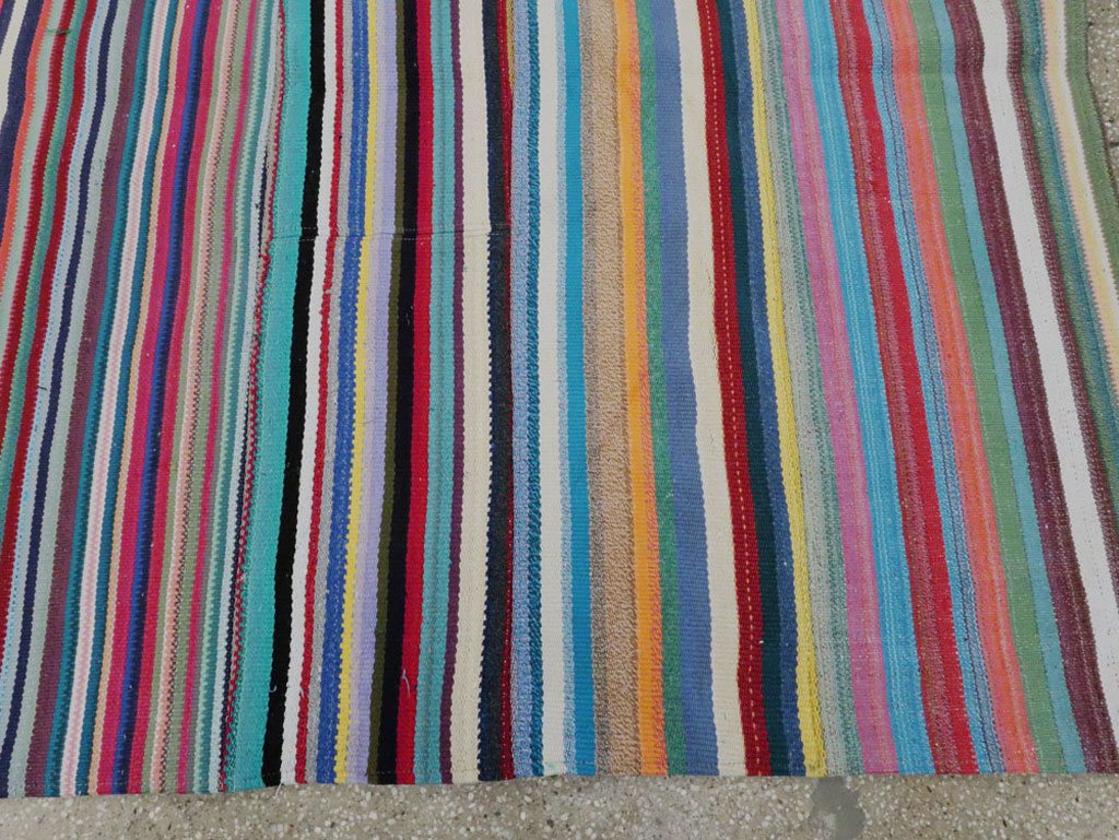 Modern Turkish Flatweave, No.28254 - Staging