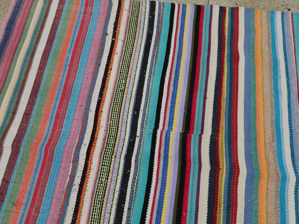 Modern Turkish Flatweave, No.28254 - Staging