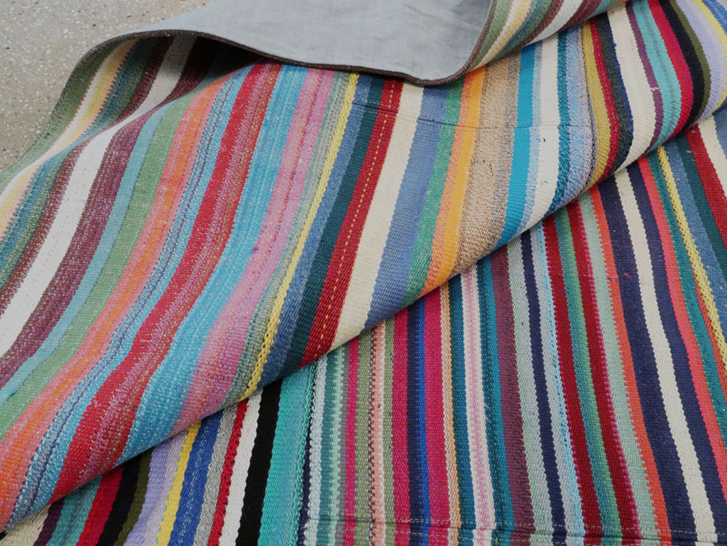 Modern Turkish Flatweave, No.28254 - Staging