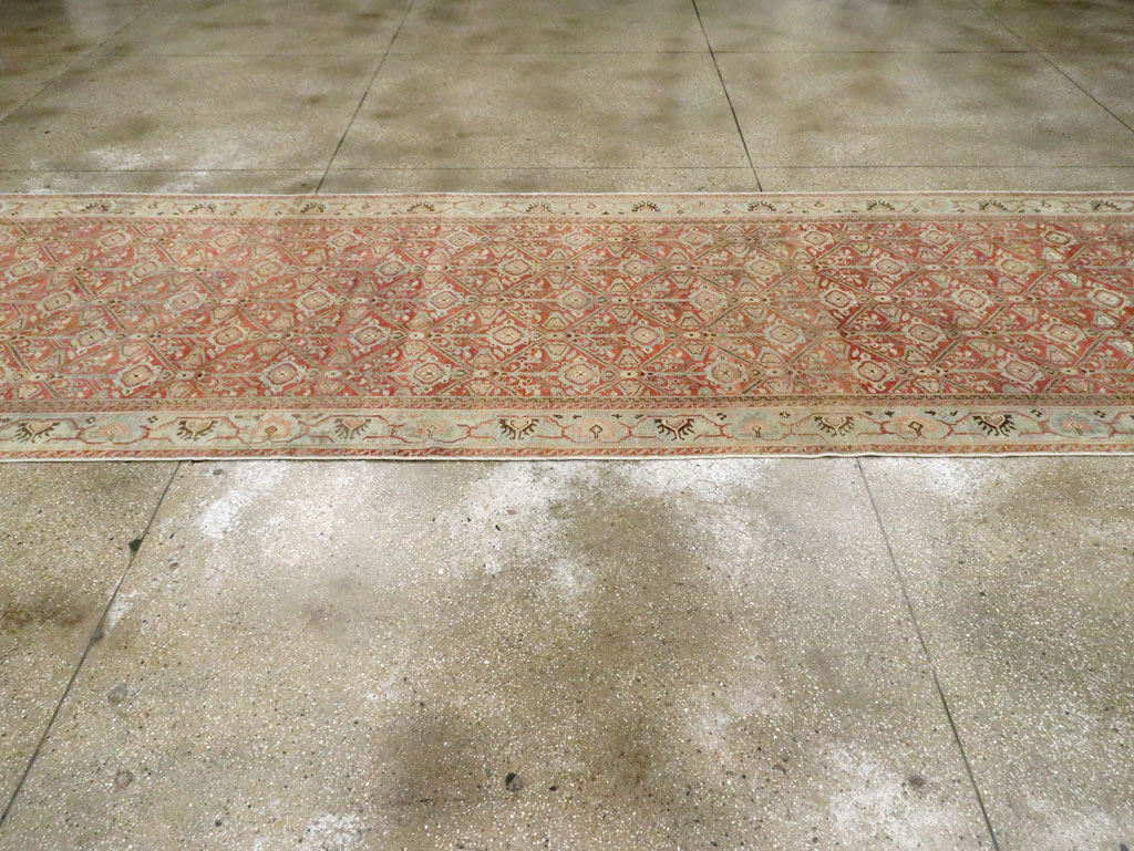 Antique Persian Malayer Wide Gallery Runner, No.28258 - Staging