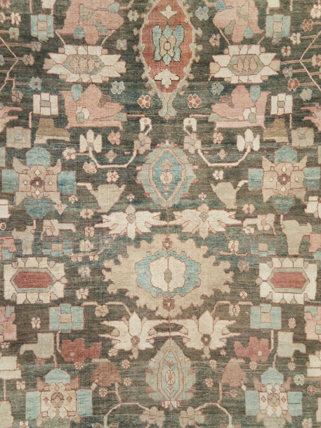 Antique Persian Bakhitari Carpet, No.28259 - Staging
