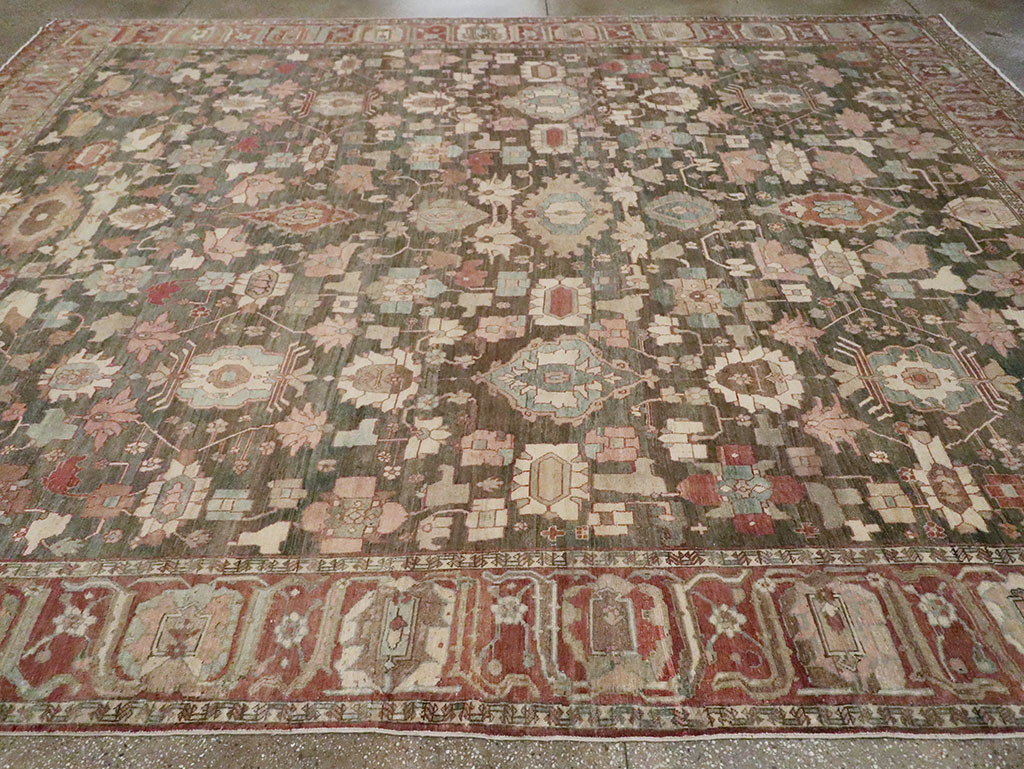 Antique Persian Bakhitari Carpet, No.28259 - Staging