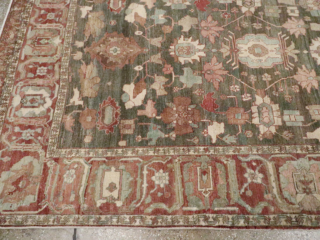 Antique Persian Bakhitari Carpet, No.28259 - Staging