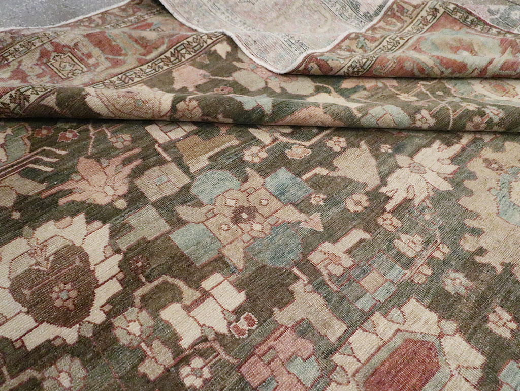 Antique Persian Bakhitari Carpet, No.28259 - Staging