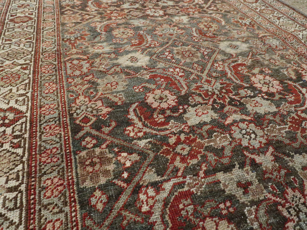 Antique Persian Bidjar Runner, No.28261 - Staging