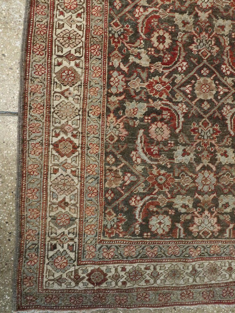 Antique Persian Bidjar Runner, No.28261 - Staging