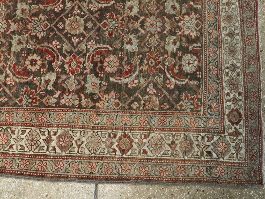Antique Persian Bidjar Runner, No.28261 - Staging