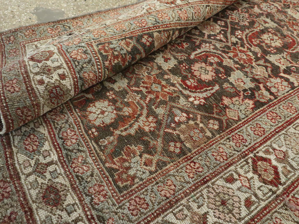 Antique Persian Bidjar Runner, No.28261 - Staging