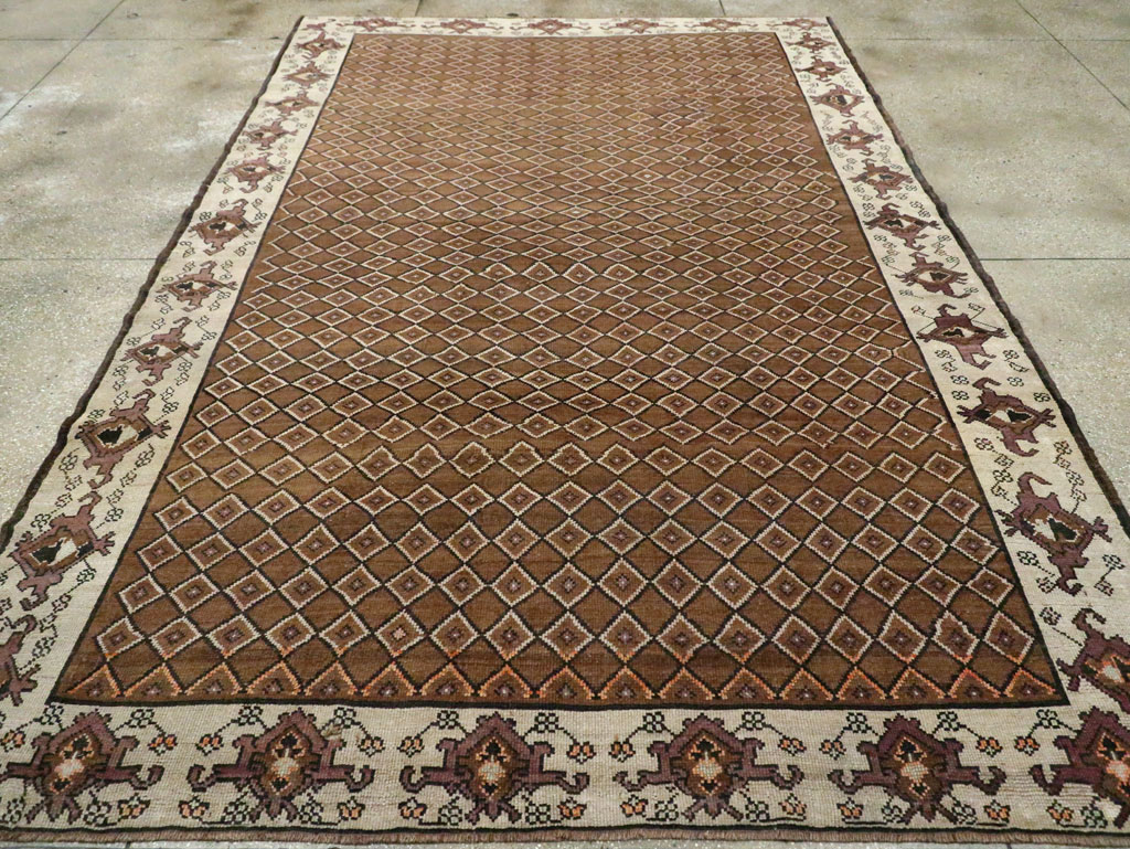 Vintage Anatolian Room Size Carpet, No.28267 - Staging