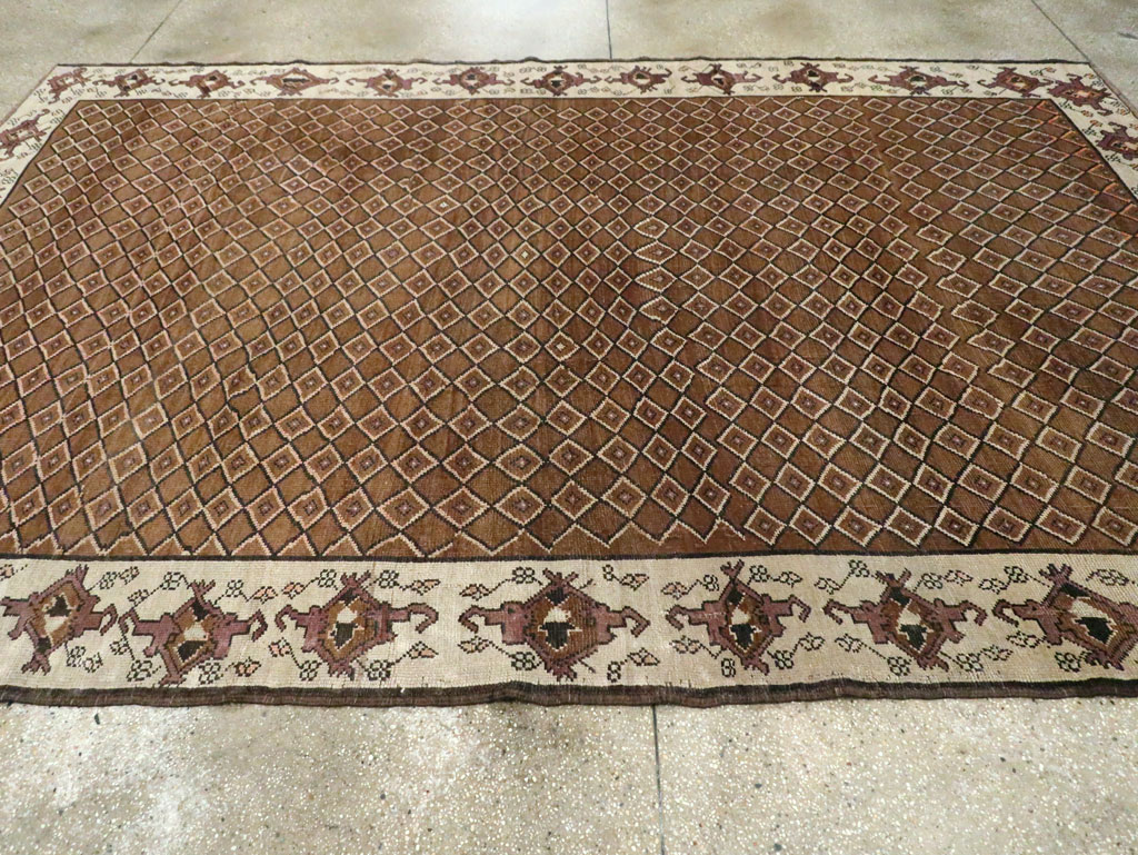 Vintage Anatolian Room Size Carpet, No.28267 - Staging