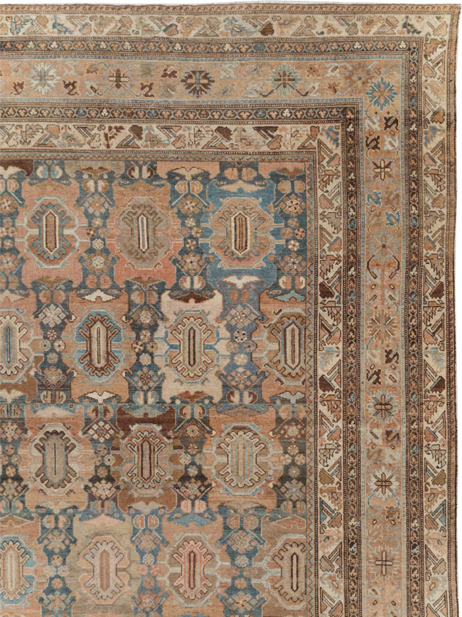 Antique Persian Malayer Oversize Carpet, No.28270 - Staging