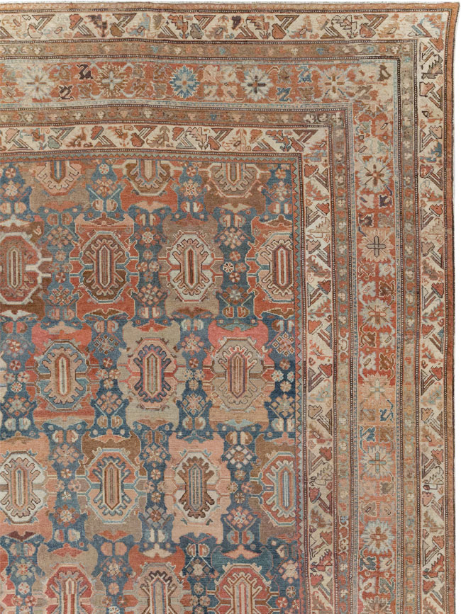 Antique Persian Malayer Oversize Carpet, No.28270 - Staging