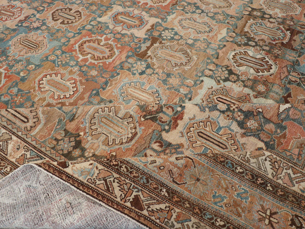 Antique Persian Malayer Oversize Carpet, No.28270 - Staging