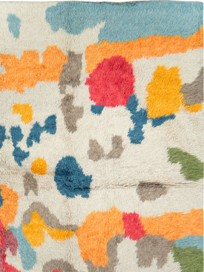 Contemporary Turkish Tulu Room Size Carpet, No.28273 - Staging