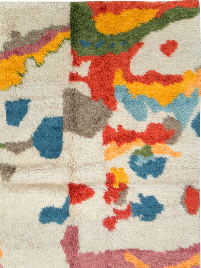 Contemporary Turkish Tulu Room Size Carpet, No.28273 - Staging