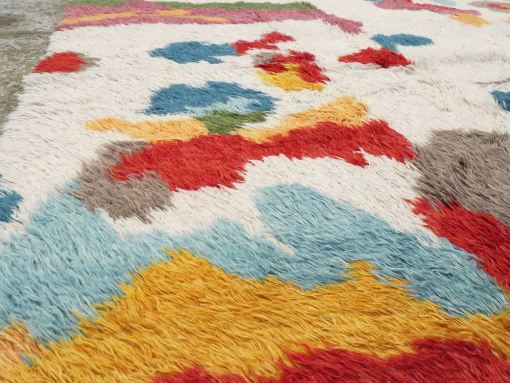 Contemporary Turkish Tulu Room Size Carpet, No.28273 - Staging