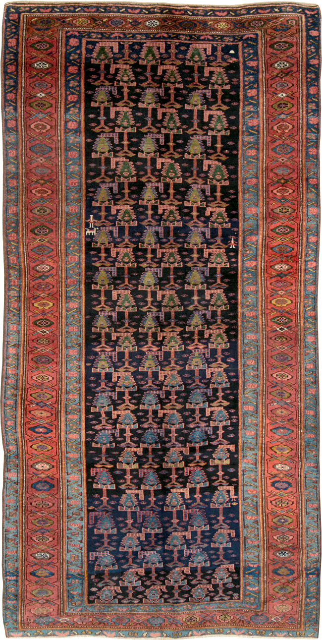Antique Kurd Bidjar Gallery Carpet, No.28279 - Staging