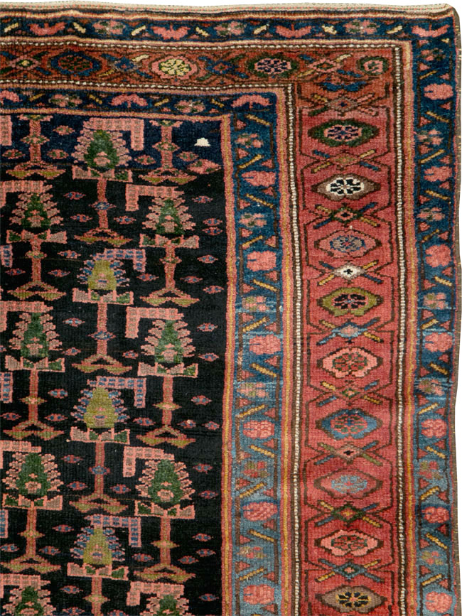 Antique Kurd Bidjar Gallery Carpet, No.28279 - Staging