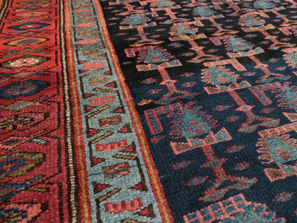 Antique Kurd Bidjar Gallery Carpet, No.28279 - Staging