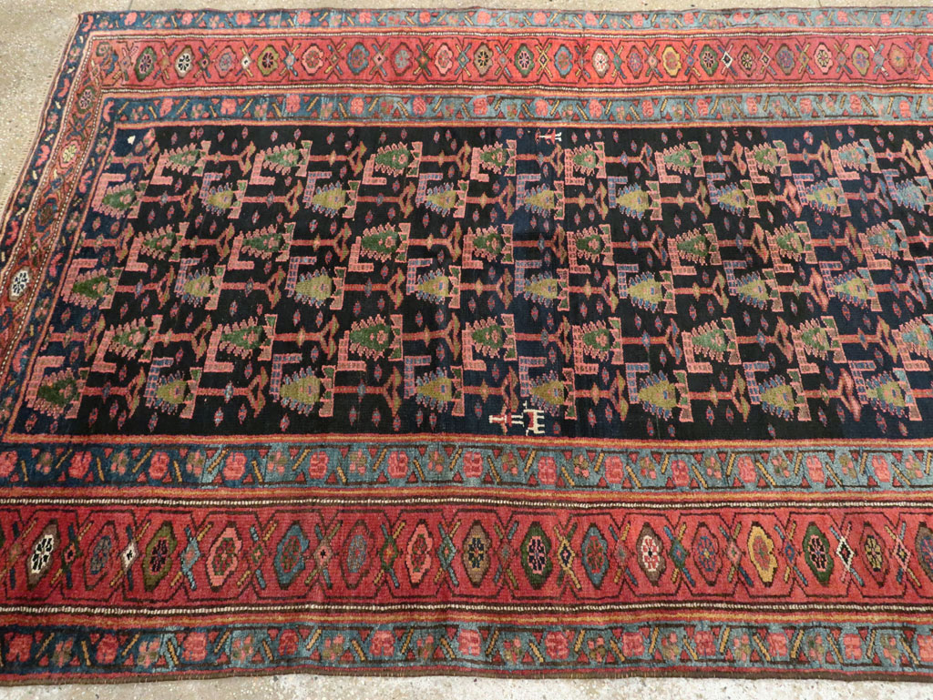 Antique Kurd Bidjar Gallery Carpet, No.28279 - Staging