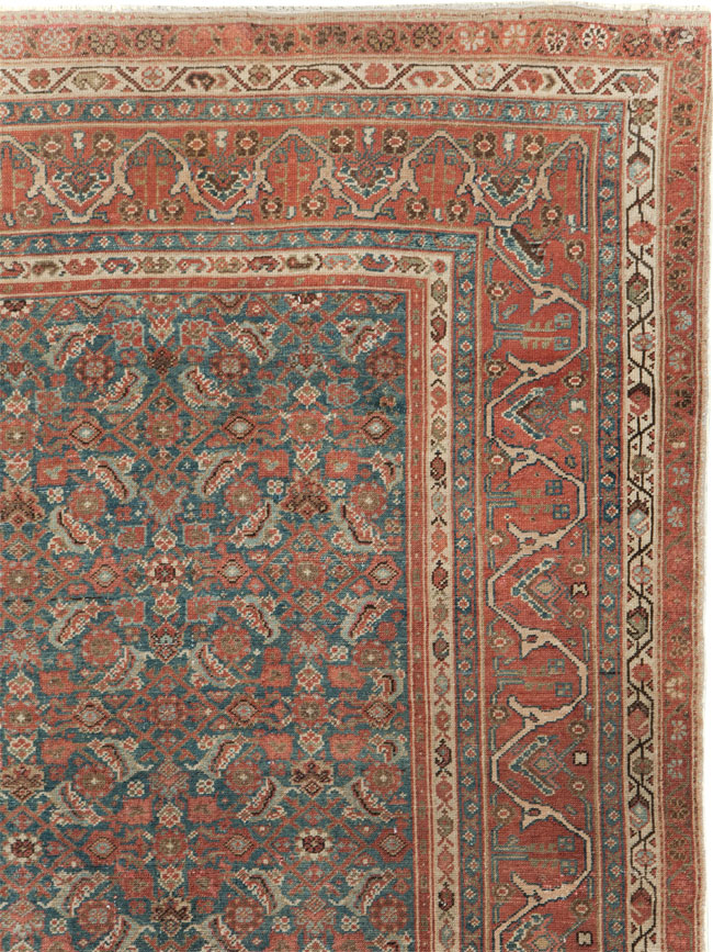 Antique Persian Malayer Long Gallery Carpet, No.28280 - Staging