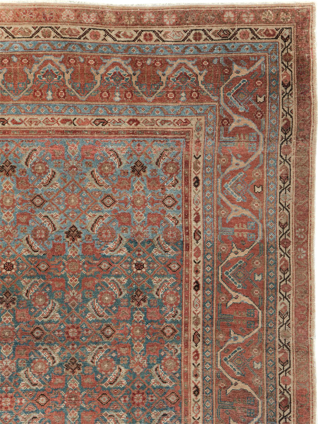 Antique Persian Malayer Long Gallery Carpet, No.28280 - Staging