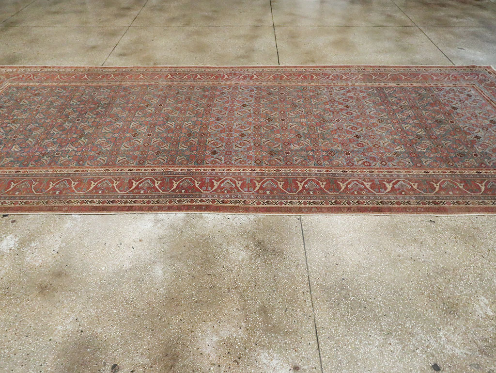 Antique Persian Malayer Long Gallery Carpet, No.28280 - Staging