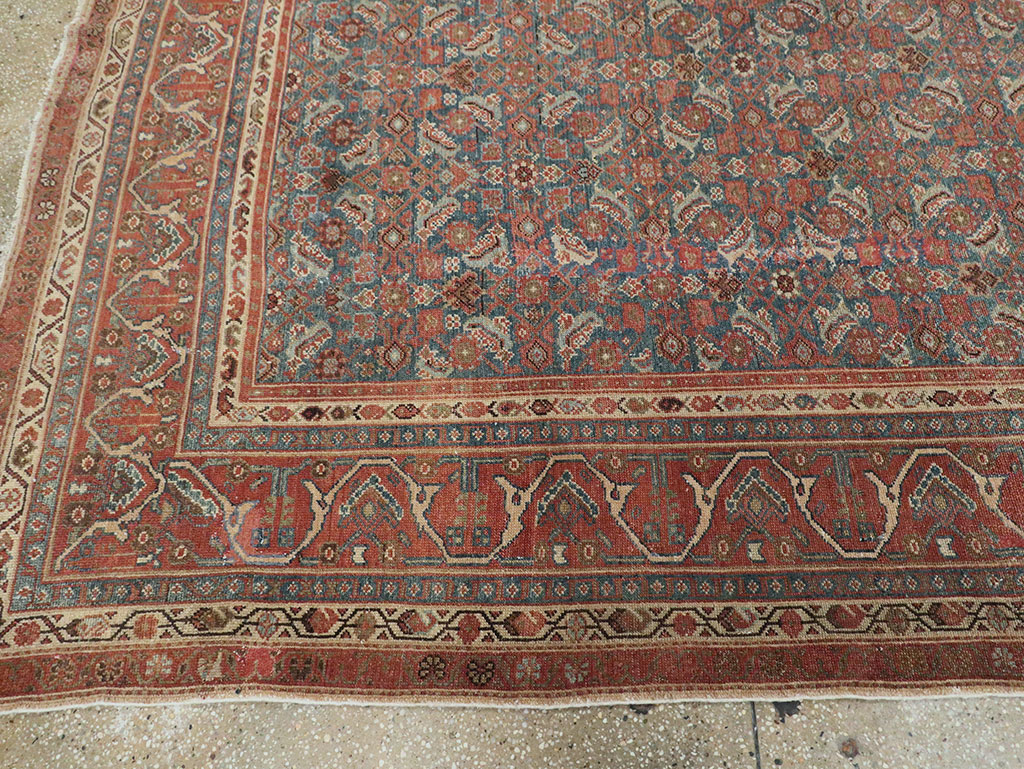 Antique Persian Malayer Long Gallery Carpet, No.28280 - Staging