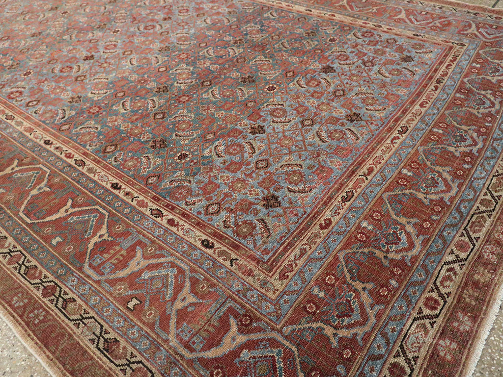 Antique Persian Malayer Long Gallery Carpet, No.28280 - Staging