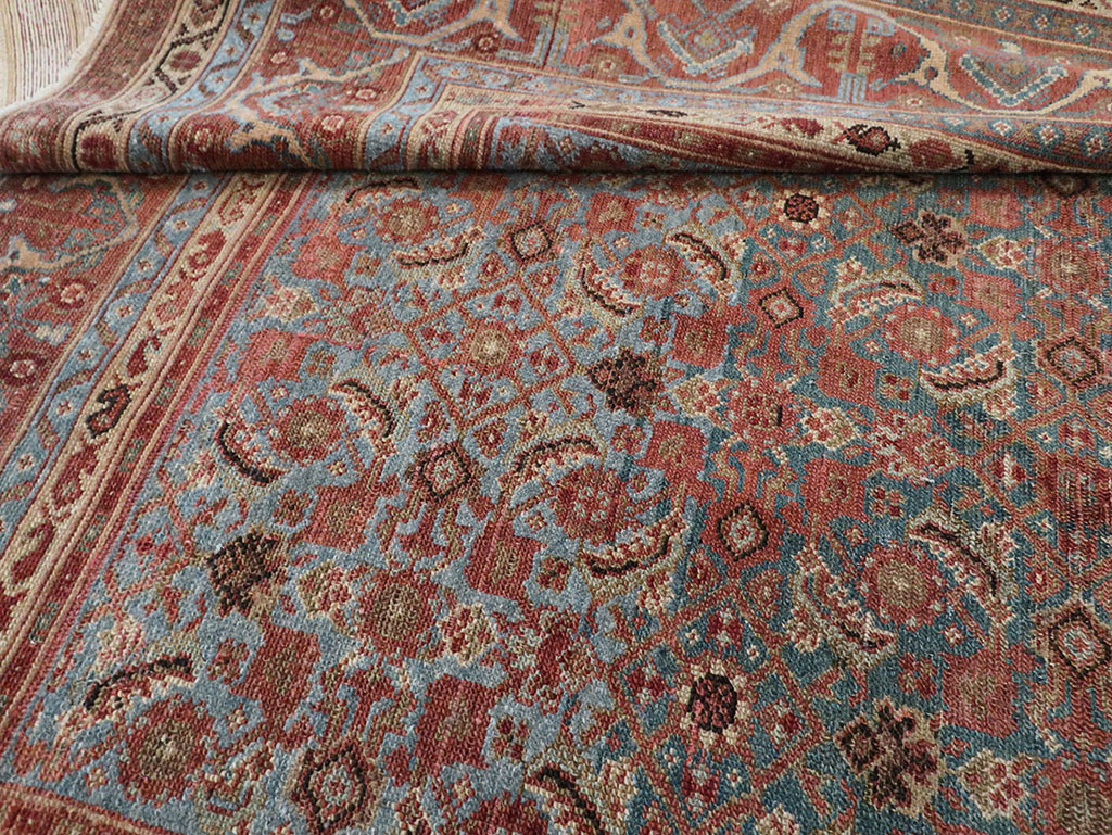 Antique Persian Malayer Long Gallery Carpet, No.28280 - Staging