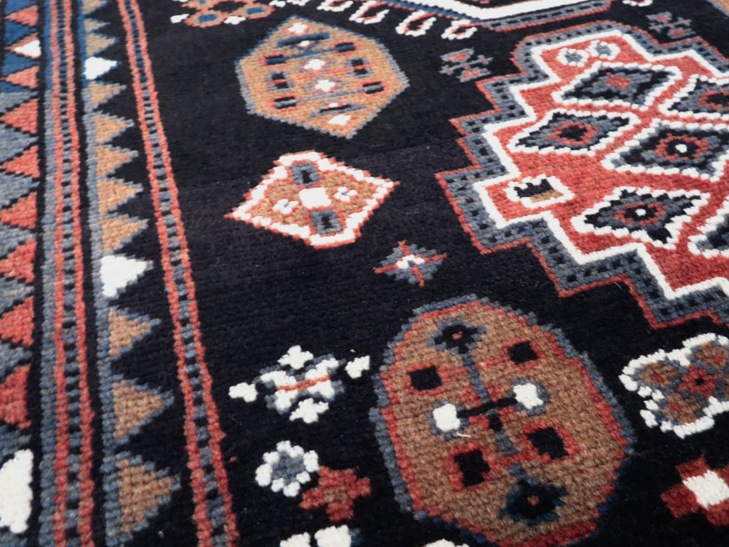 Vintage Persian Malayer Rug, No.28285 - Staging