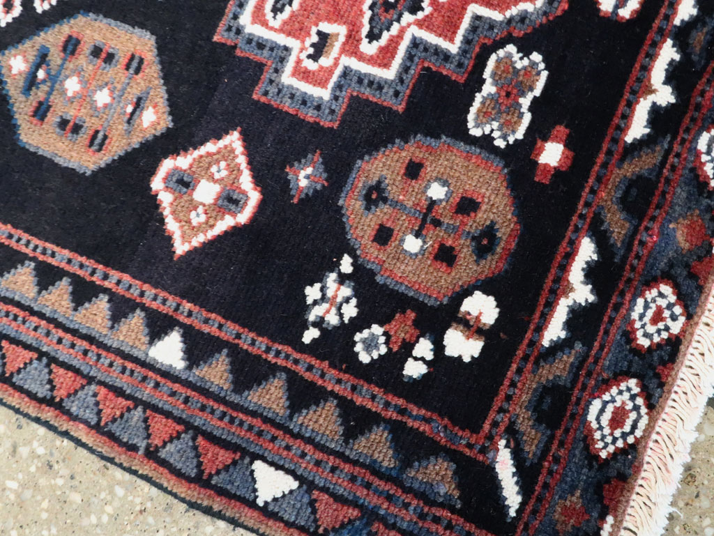 Vintage Persian Malayer Rug, No.28285 - Staging