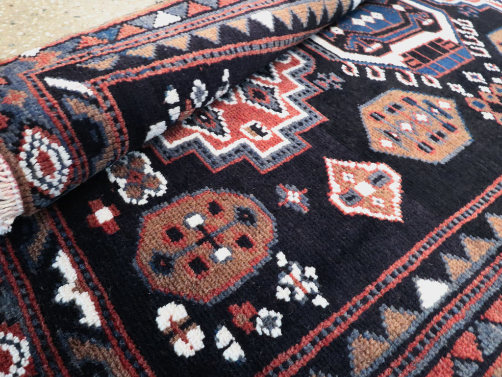 Vintage Persian Malayer Rug, No.28285 - Staging
