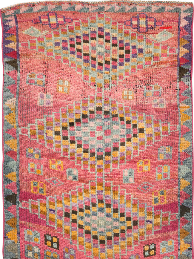 Vintage Turkish Anatolian Runner, No.28289 - Staging