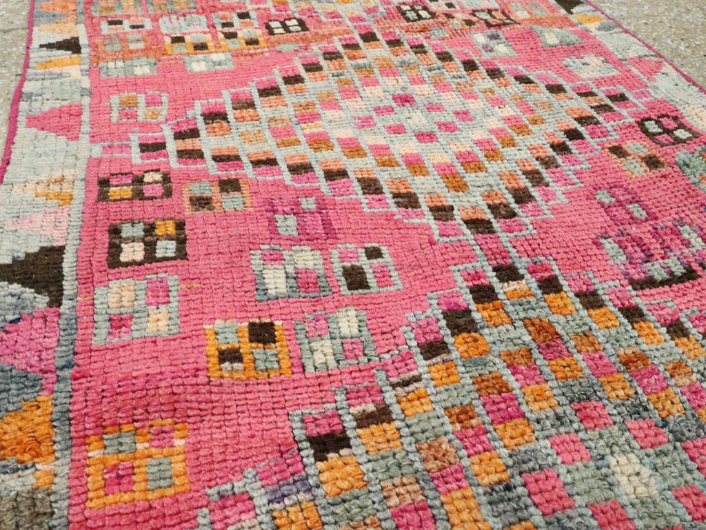 Vintage Turkish Anatolian Runner, No.28289 - Staging