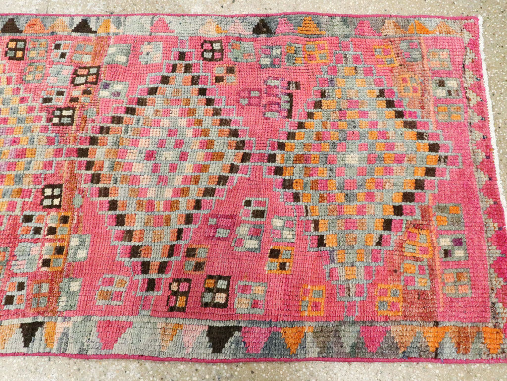 Vintage Turkish Anatolian Runner, No.28289 - Staging