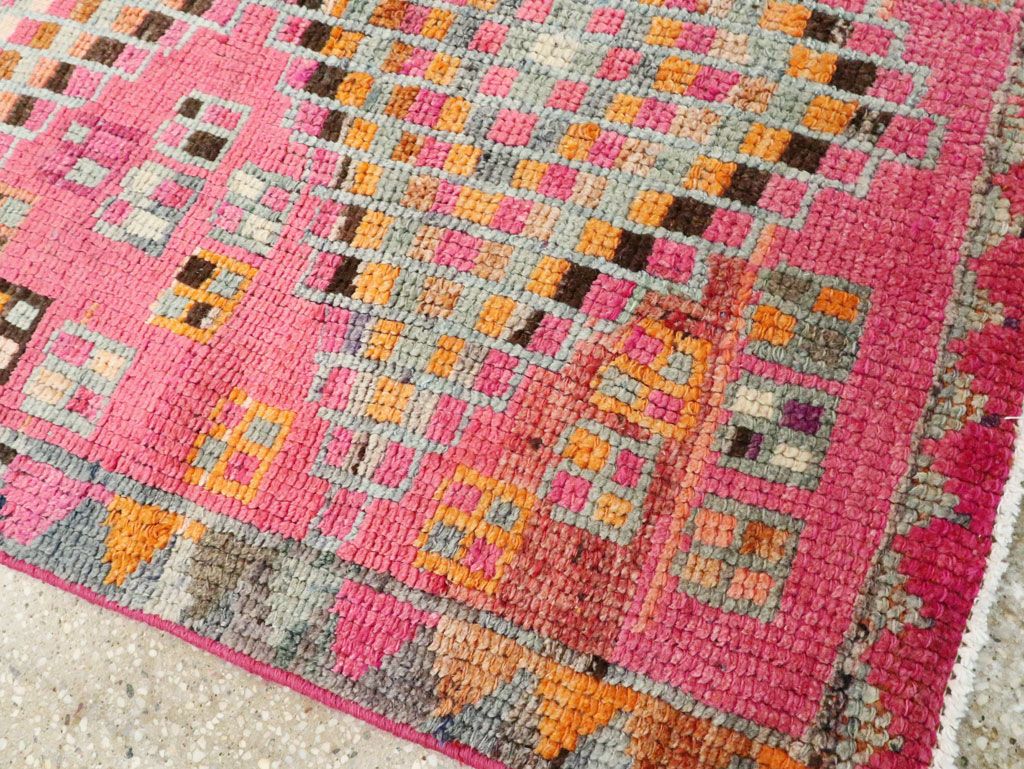 Vintage Turkish Anatolian Runner, No.28289 - Staging