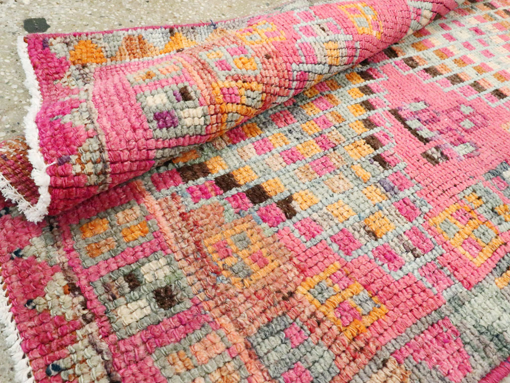 Vintage Turkish Anatolian Runner, No.28289 - Staging