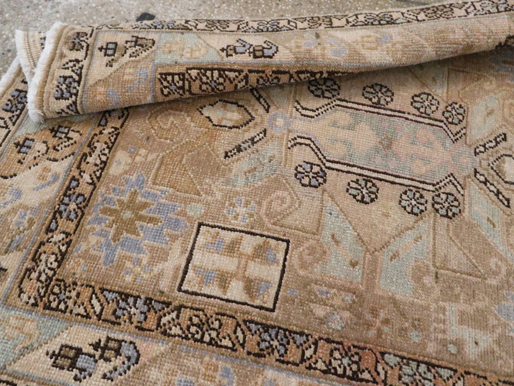 Vintage Persian Heriz Runner (Pair: 1 of 2), No.28293 - Staging